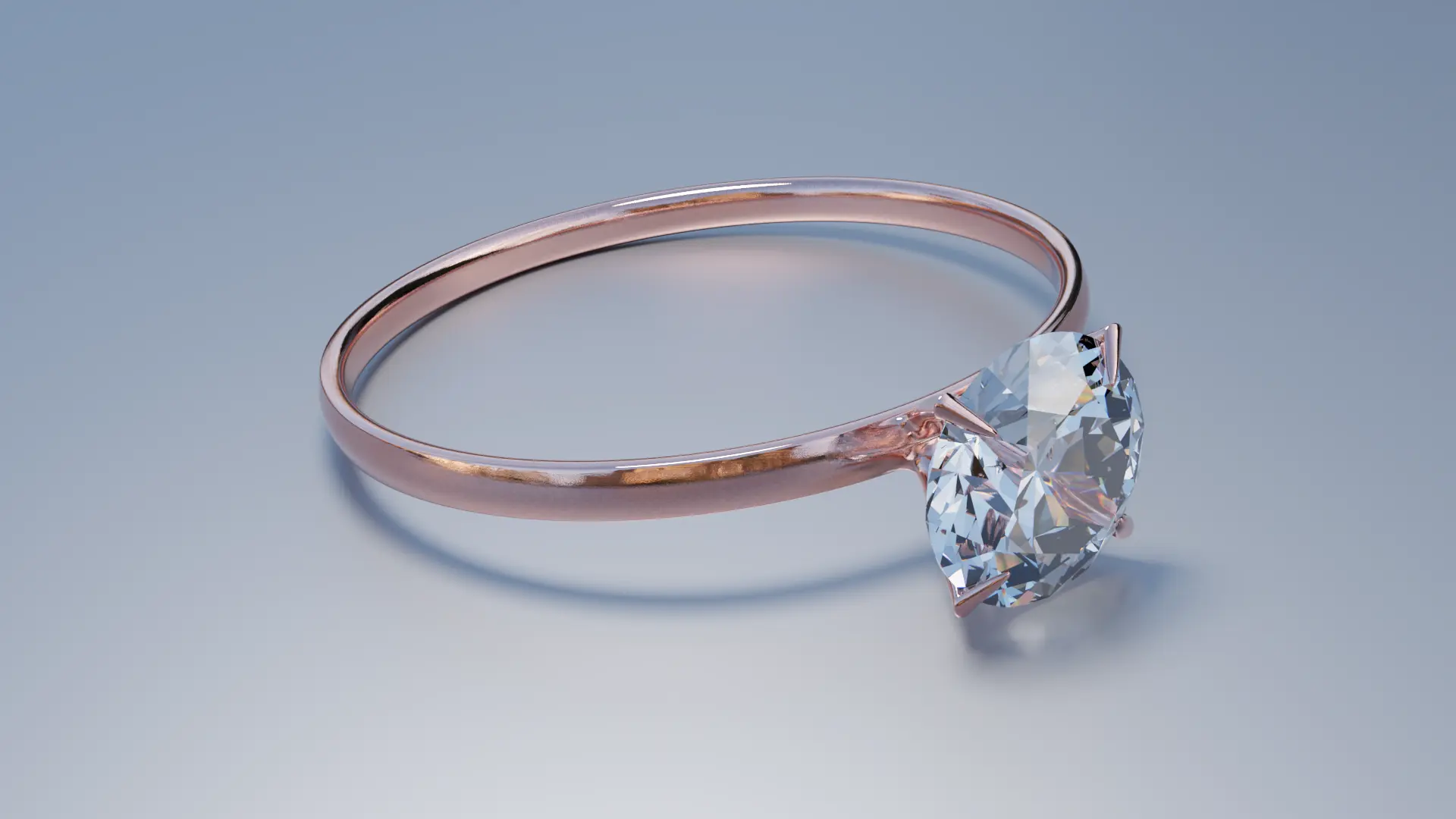 フォトリアルな指輪 3DCG
